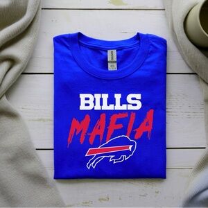 Gildan Black Bills Mafia Graphic Tee